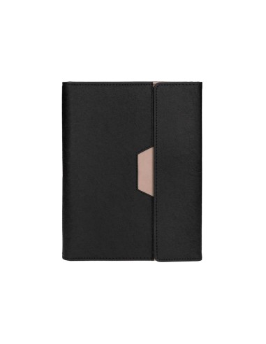 Agenda encuadernada liderpapel nero a5 2025 dia pagina negro papel 70 gr