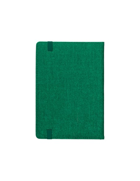 Agenda encuadernada liderpapel saria a5 2025 dia pagina color verde papel 70 gr