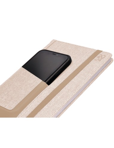 Agenda encuadernada liderpapel saria a5 2025 dia pagina color gris papel 70 gr