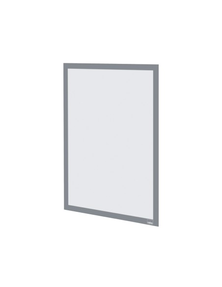 Marco porta anuncios nobo din a3 marco magnetico autoadhesivo color plata pack de 2 unidades