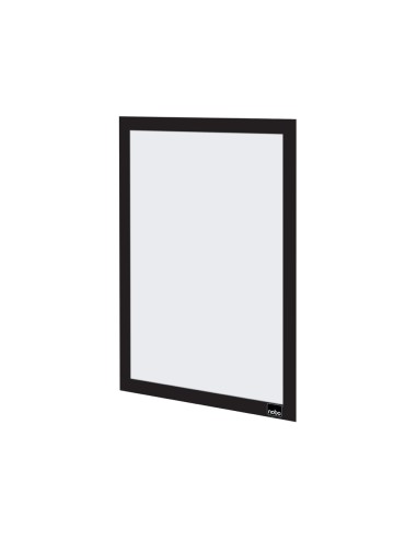 Marco porta anuncios nobo din a4 marco magnetico autoadhesivo color negro pack de 2 unidades