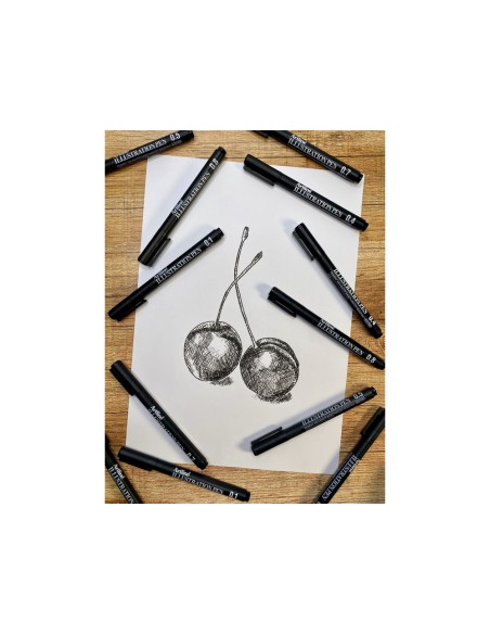 Rotulador artline calibrado micrometrico negro illustration pen ek 2805iln punta poliacetal 005mm