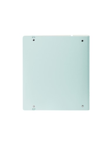 Carpeta con recambio safta din a4 cuadro 5 mm polipropileno foam 4 anillas 35mm azul claro