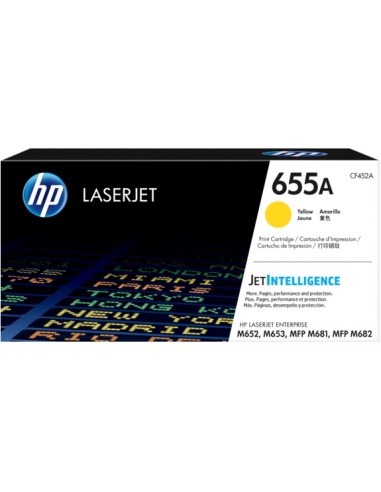 HP CF452A Amarillo Cartucho de Toner Original - 655A