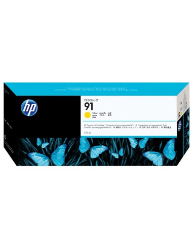 HP C9469A Amarillo Cartucho de Tinta Original - 91