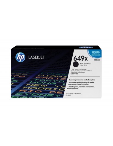 HP CE260X Negro Cartucho de Toner Original - 649X