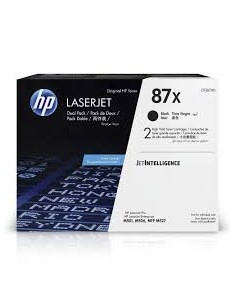 HP CF287XD Negro Pack de 2 Cartuchos de Toner Original - 87X