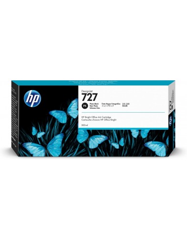 HP F9J79A Negro Photo Cartucho de Tinta Original - 727