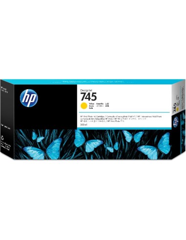 HP F9K02A Amarillo Cartucho de Tinta Original - 745