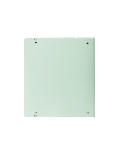 Carpeta con recambio safta din a4 cuadro 5 mm polipropileno foam 4 anillas 35mm verde claro