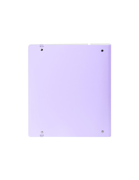 Carpeta con recambio safta din a4 cuadro 5 mm polipropileno foam 4 anillas 35mm lila