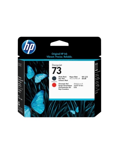 HP CD949A Negro Mate y Rojo Cromatico Cabezal de Impresion Original - 73