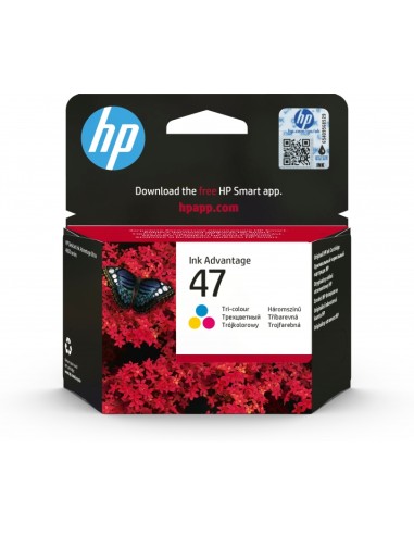 HP 6ZD61AE Color Cartucho de Tinta Original - 47