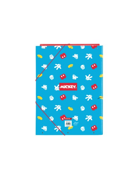Carpeta safta gomas folio tres solapas mickey mouse fantastic 25x260x335 mm