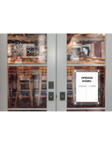 Marco porta anuncios nobo acrilico transparente mural removible din a4 sin marco 261x24x346 mm