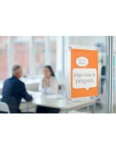 Marco porta anuncios nobo acrilico transparente mural removible din a4 sin marco 261x24x346 mm