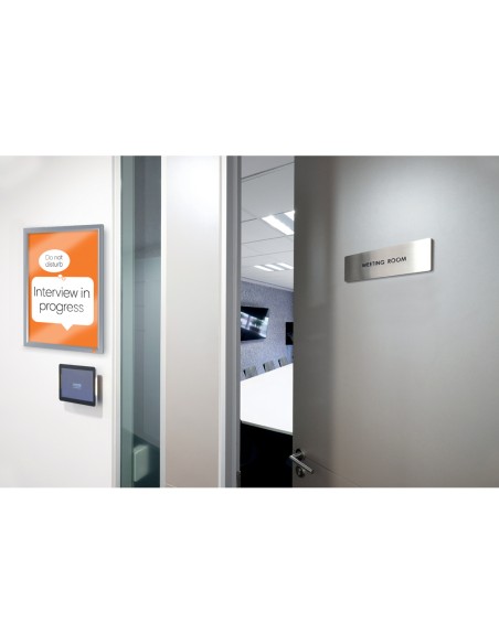 Marco porta anuncios nobo impression pro din a3 marco de clip aluminio 320x17x445 mm