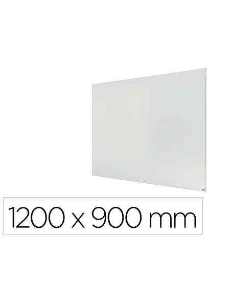 Pizarra blanca nobo infinity sin marco acero lacado magnetico 1200x900 mm