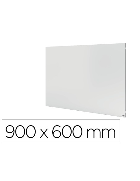 Pizarra blanca nobo infinity sin marco acero lacado magnetico 900x600 mm