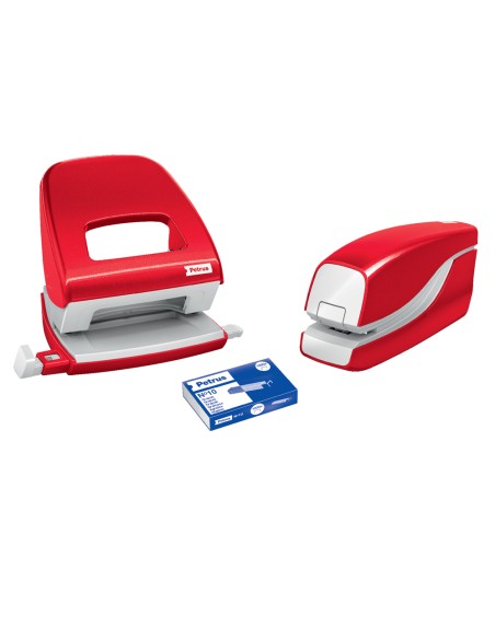 Grapadora petrus electrica e 310 contactless rojo metalizado capacidad 12 hojas usa grapas nº 10 Grapadora petrus electrica e 310 contactless rojo metalizado capacidad 12 hojas usa grapas nº 10