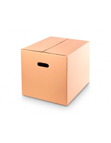 Caja para embalar q connect americana ultrarresistente conasas carton canal doble 7 mm color kraft 500x340x310 mm Caja para embalar q connect americana ultrarresistente conasas carton canal doble 7 mm color kraft 500x340x310 mm