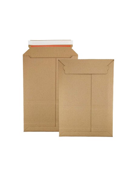 Sobre para envios q connect carton 100 reciclado y reciclable cierre autoadhesivo314x252x72 mm color kraft