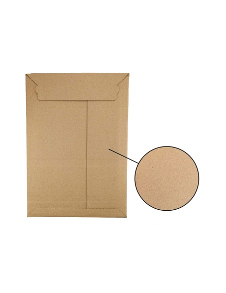 Sobre para envios q connect carton 100 reciclado y reciclable cierre autoadhesivo314x252x72 mm color kraft