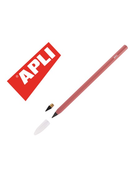 Lapiz de grafito infinito apli dureza hb hasta 16 km de escritura