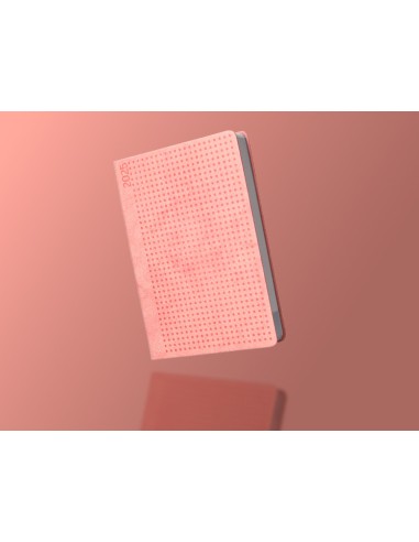 Agenda encuadernada liderpapel anafi a5 2025 dia pagina color rosa papel 70 gr