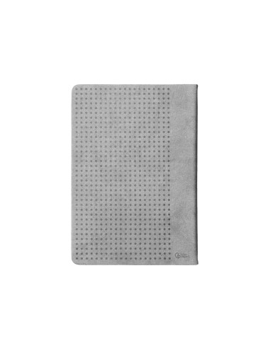 Agenda encuadernada liderpapel anafi a5 2025 dia pagina color gris papel 70 gr