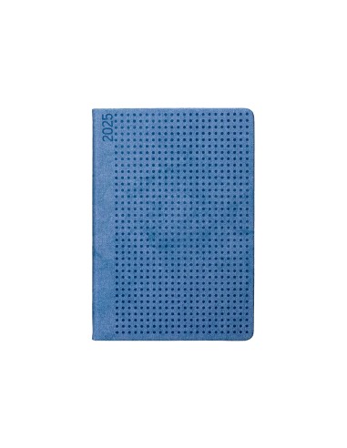 Agenda encuadernada liderpapel anafi a5 2025 dia pagina color azul papel 70 gr