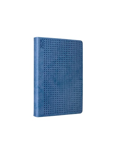 Agenda encuadernada liderpapel anafi a5 2025 dia pagina color azul papel 70 gr