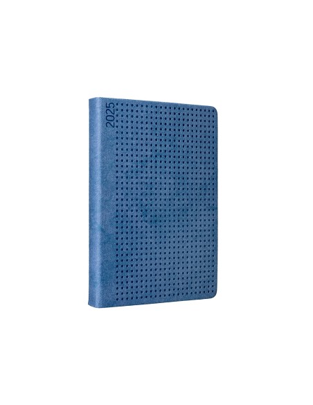 Agenda encuadernada liderpapel anafi a5 2025 dia pagina color azul papel 70 gr
