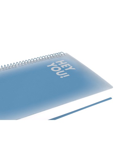 Agenda espiral liderpapel gazi a5 2025 dia pagina color azul papel 70 gr