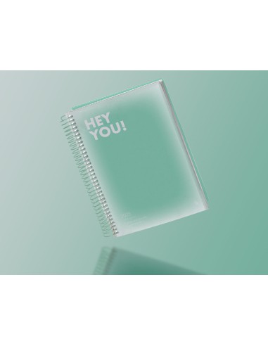 Agenda espiral liderpapel gazi a4 2025 dia pagina color verde papel 70 gr