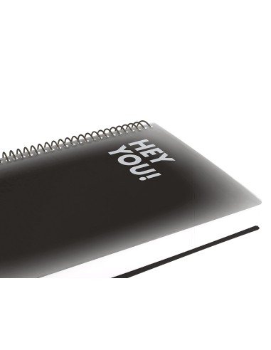 Agenda espiral liderpapel gazi a4 2025 dia pagina color negro papel 70 gr