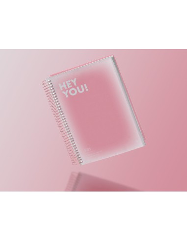 Agenda espiral liderpapel gazi a4 2025 dia pagina color rosa papel 70 gr