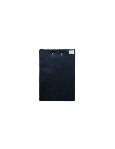Portanotas maul din a5 carton plastificado pvc con pinza color negro