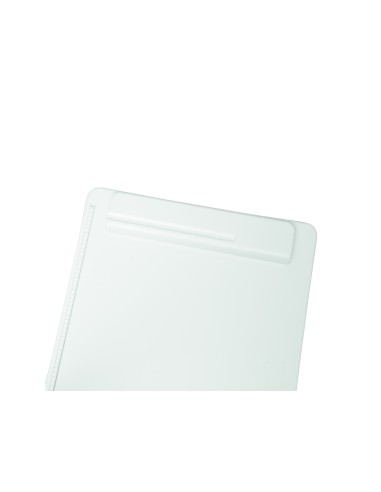 Portanotas maul go din a4 plastico reciclado con pinza color blanco