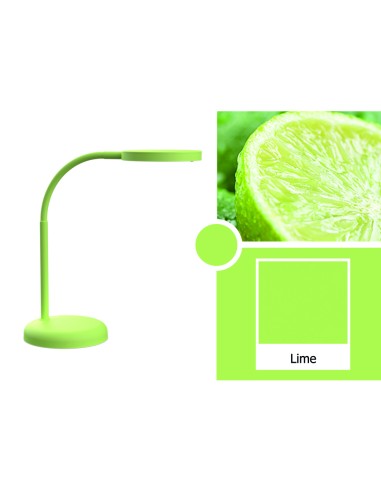 Lampara de escritorio maul led joy color verde lima 137x335x358 mm