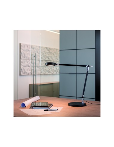 Lampara de escritorio maul led grace color vario color negro 205x466x365 mm