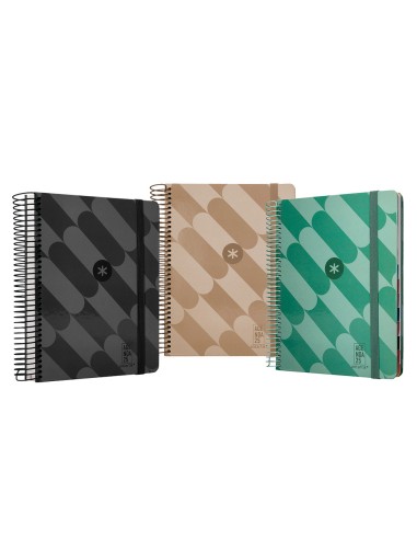 Agenda encuadernada liderpapel antartik 2 a5 2025 dia pagina papel de 80g