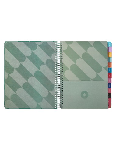 Agenda encuadernada liderpapel antartik 2 a5 2025 dia pagina papel de 80g