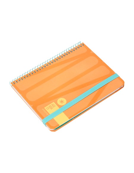 Agenda encuadernada liderpapel antartik 1 a6 2025 semana vista papel de 80g