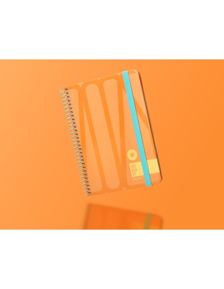 Agenda encuadernada liderpapel antartik 1 a6 2025 semana vista papel de 80g