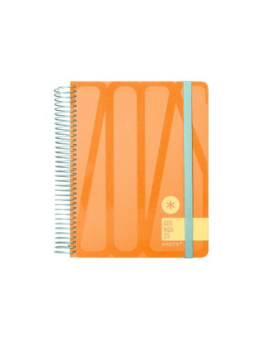 Agenda encuadernada liderpapel antartik 1 a5 2025 dia pagina papel de 80 g