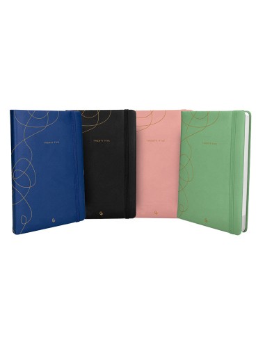 Agenda encuadernada liderpapel efira a5 2025 dia pagina 4 disenos papel 70g