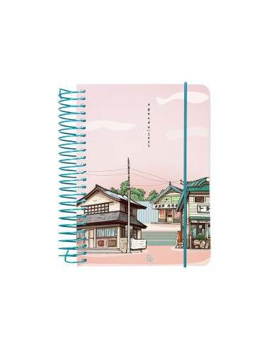 Agenda espiral liderpapel sant orini a6 2025 dia pagina 4 disenos surtidos papel 60g