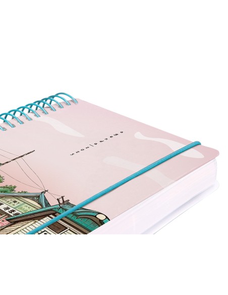 Agenda espiral liderpapel sant orini a6 2025 dia pagina 4 disenos surtidos papel 60g
