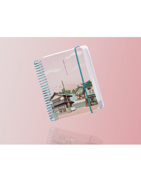 Agenda espiral liderpapel sant orini a6 2025 dia pagina 4 disenos surtidos papel 60g